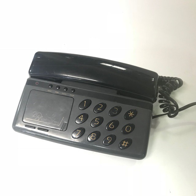 PHONE, Telephone 1990s Black Grey 20 Memories